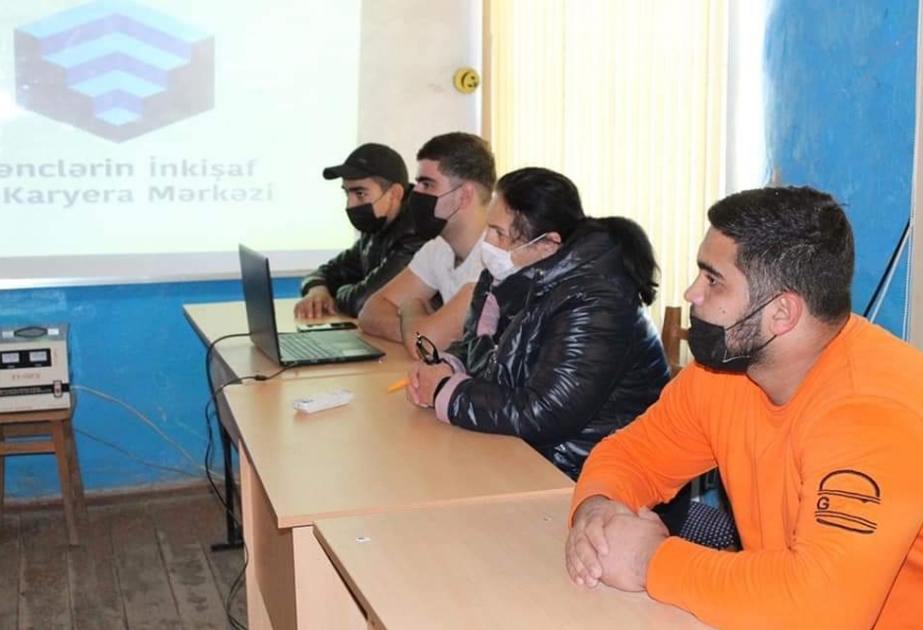 Balakənli gənclər peşə məktəbinin şagirdləri ilə görüşüblər