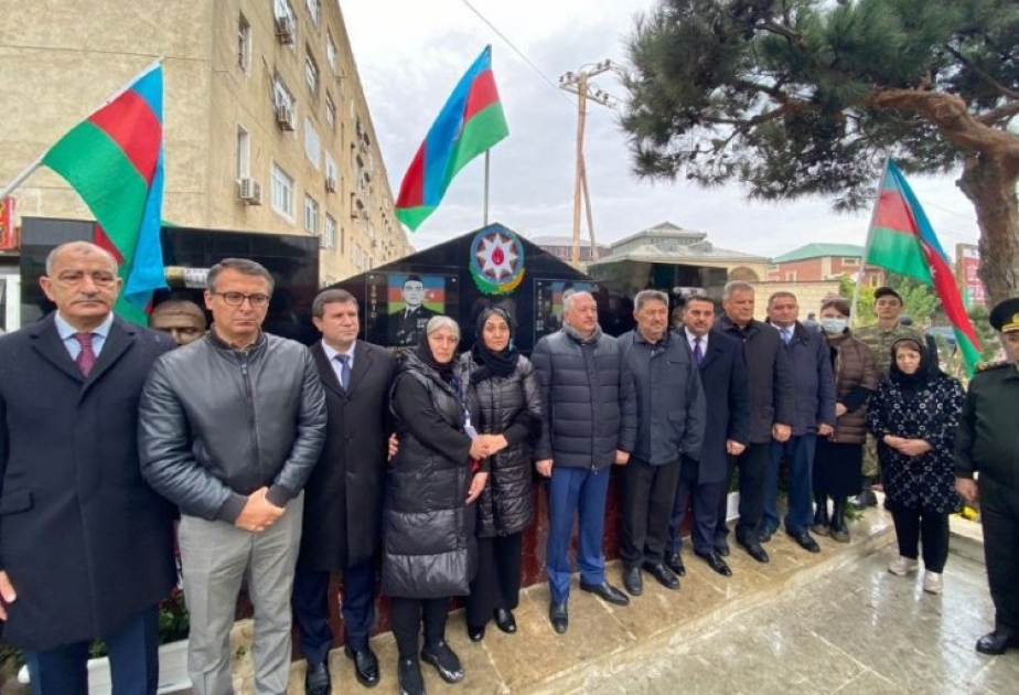 Suraxanı rayonunda şəhidlərin bulaq-xatirə kompleksinin açılışı olub