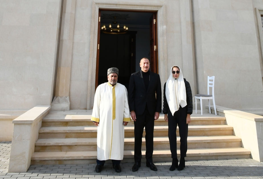 Pirsaat Baba shrine-mosque complex opened in Shamakhi after restoration and reconstruction VIDEO