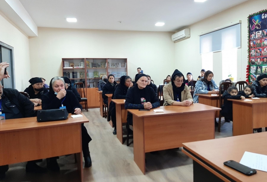 Dövlət arxivinin Gəncə filialında şəhid ailələri ilə görüş keçirilib