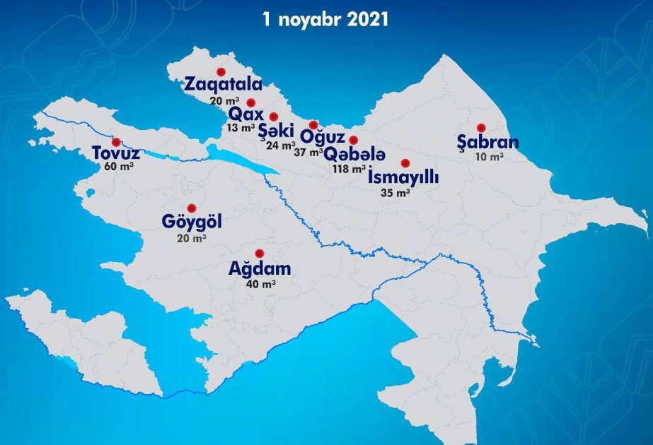 Noyabrın 1-də ölkə üzrə 377 kubmetr həcmində oduncaq tədarük olunub