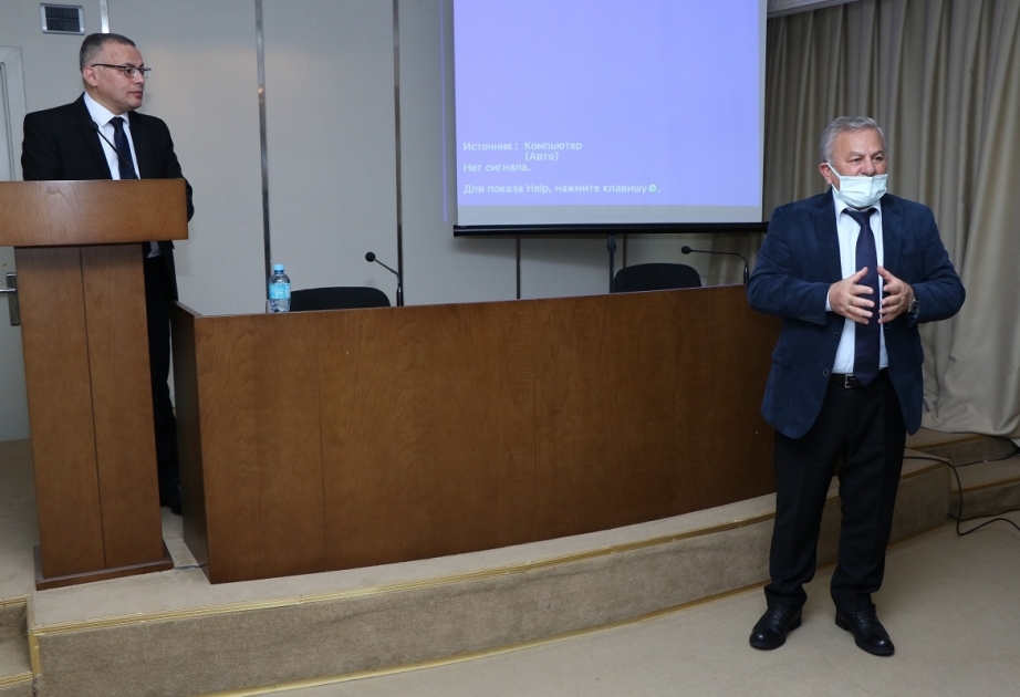 İqtisadi İslahatların Təhlili və Kommunikasiya Mərkəzinin icraçı direktoru AzMİU tələbələrinə mühazirə oxuyub