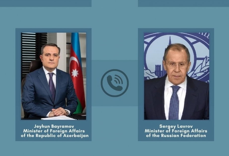 Состоялся телефонный разговор между министрами иностранных дел Азербайджана и России