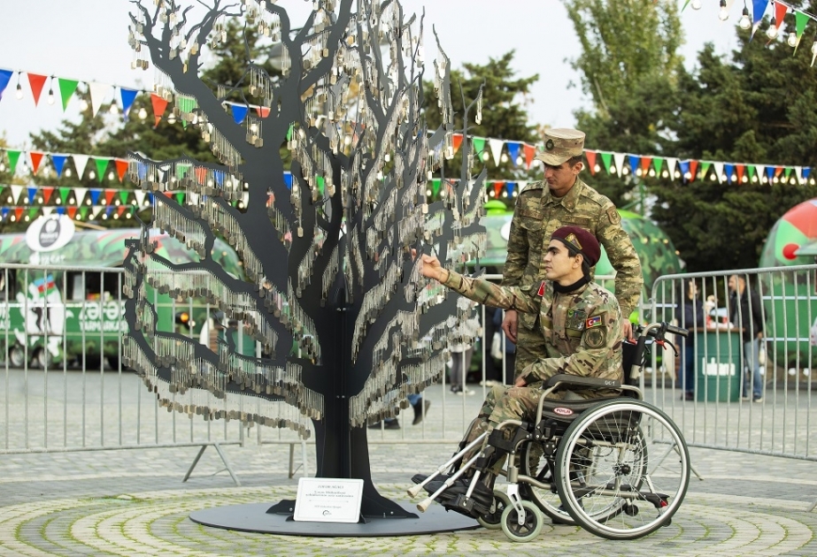 “Sumqayıt Texnologiyalar Parkı” tərəfindən “Zəfər ağacı” abidəsi hazırlanıb