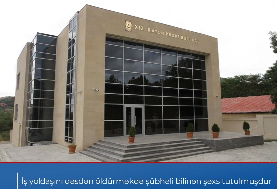 İş yoldaşını qəsdən öldürməkdə şübhəli bilinən şəxs tutulub