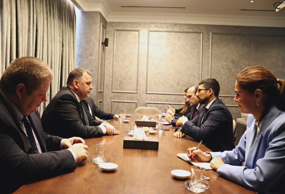 El director del Fondo Renacimiento de Karabaj se reúne con una delegación parlamentaria estonia