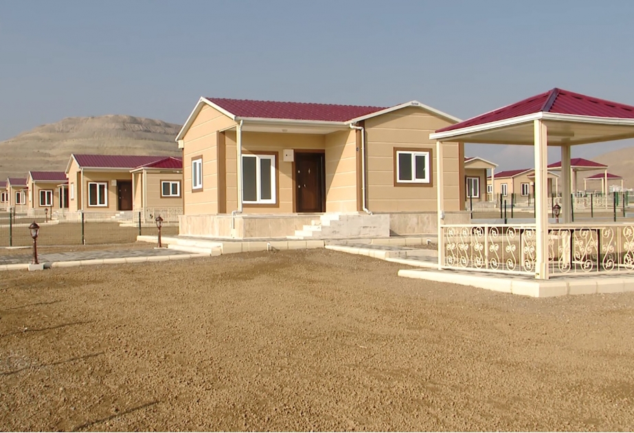 Uzunoba Su Anbarı ətrafında bağ təsərrüfatları üçün modul tipli evlər quraşdırılır