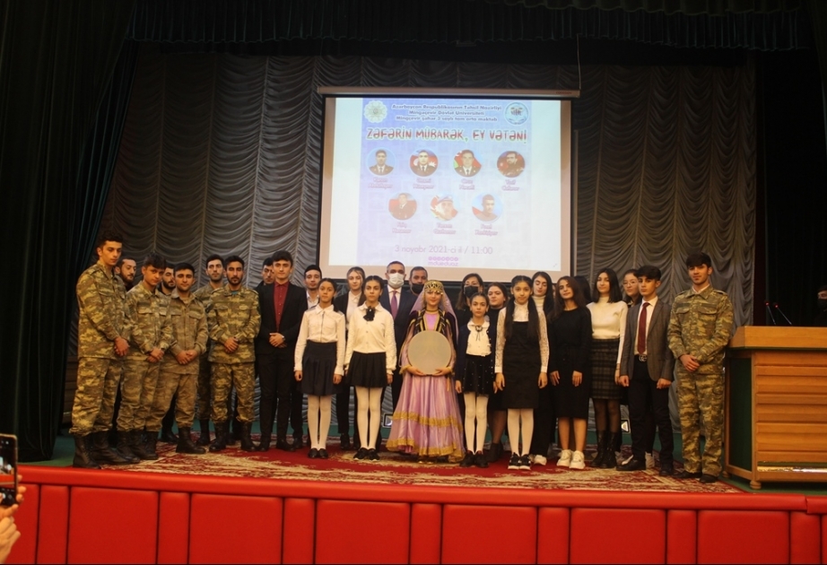 Mingəçevir Dövlət Universitetində Zəfər Gününə həsr edilən tədbir keçirilib
