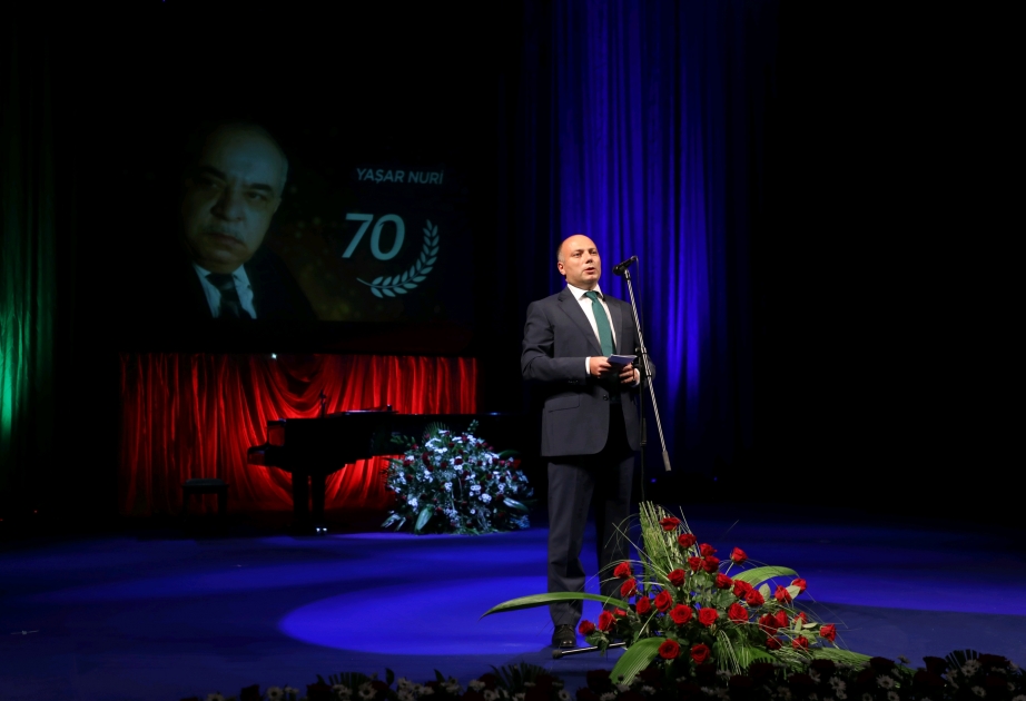Xalq artisti Yaşar Nurinin anadan olmasının 70 illiyi qeyd edilib