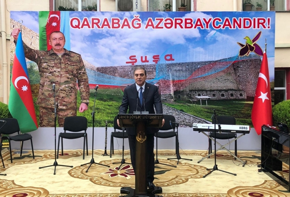 Gəncədə Zəfər Günü ilə əlaqədar tədbir təşkil olunub