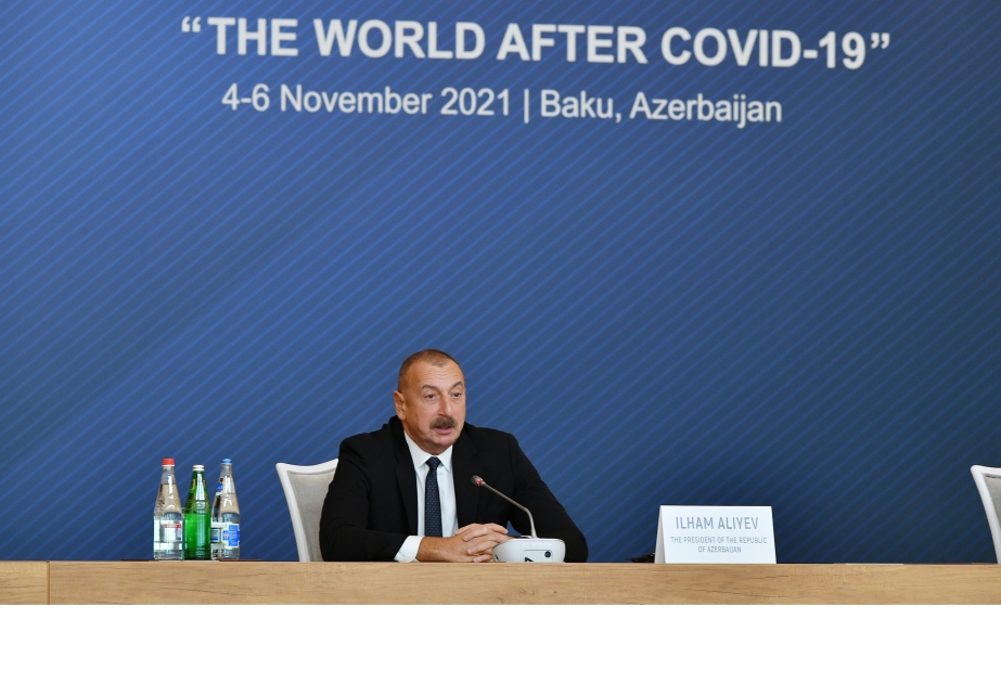 VIII Qlobal Bakı Forumu işə başlayıb  Azərbaycan Prezidenti İlham Əliyev Forumun açılış mərasimində iştirak edib YENİLƏNİB -2 VİDEO