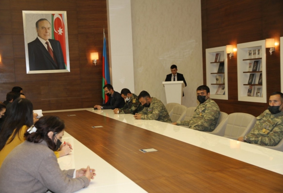 Xızıda "8 Noyabr - Zəfər Günü - siyasi iradə, güclü ordu, milli birlik və yüksək təntənəsi" mövzusunda tədbir keçirilib