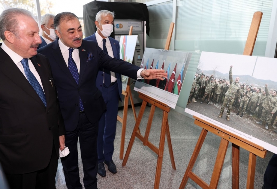 Türkiyə Parlamentində “Azərbaycanın Vətən savaşında Zəfər Günü” fotosərgisinin açılışı olub VİDEO
