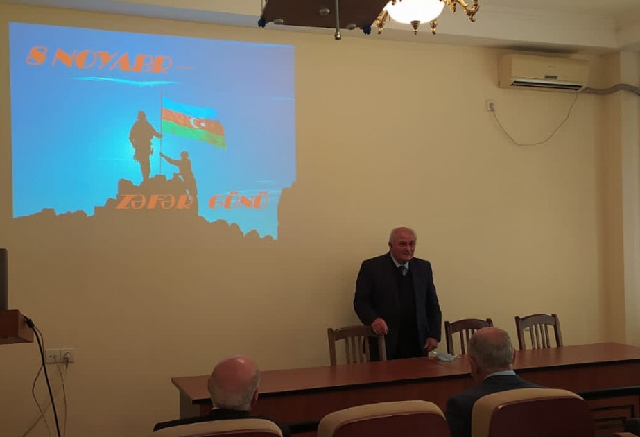 Akademik: Ordunun, xalqın və dövlətin bir yumruq şəklində birləşməsi qələbənin qazanılmasında əsas zəmin oldu