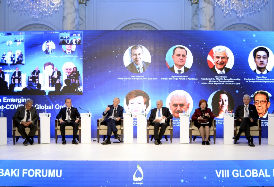Qlobal Bakı Forumunun birinci panel iclası “COVID-19-dan sonra yeni dünya nizamı” mövzusuna həsr olunub