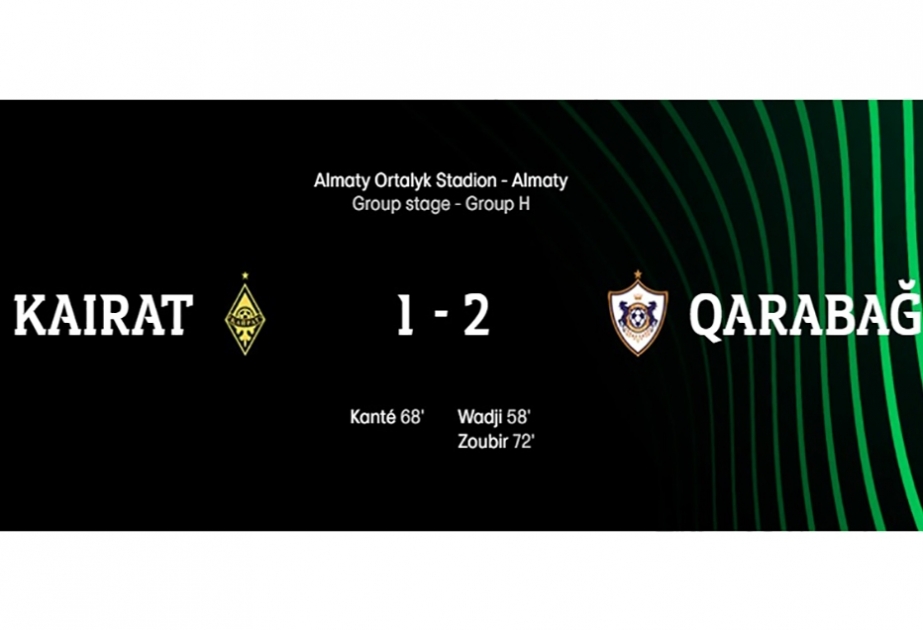 “Qarabağ” komandası səfərdə “Kayrat”ı məğlub edib
