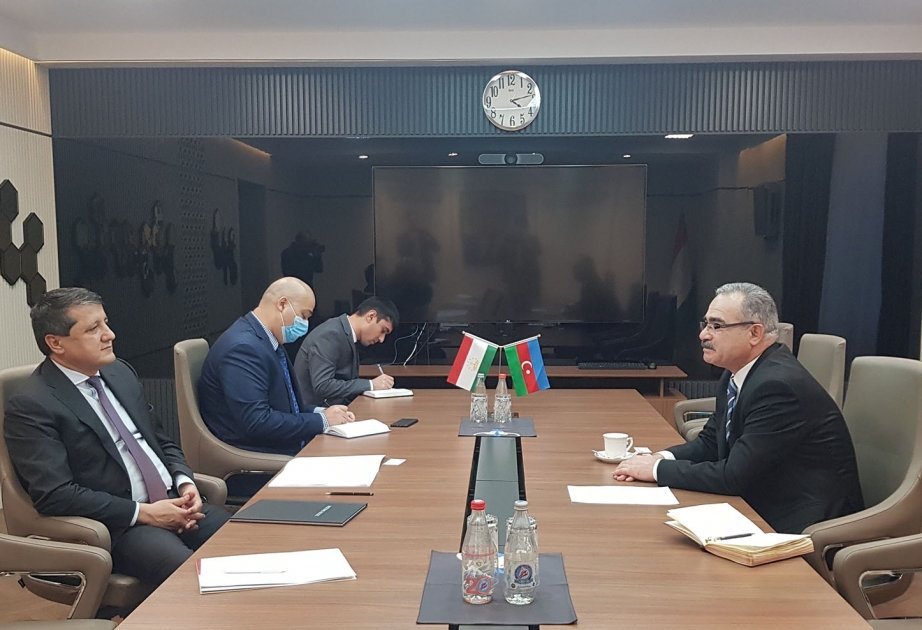 Azərbaycanla Tacikistan arasında əməkdaşlığın genişləndirilməsi məsələləri müzakirə olunub