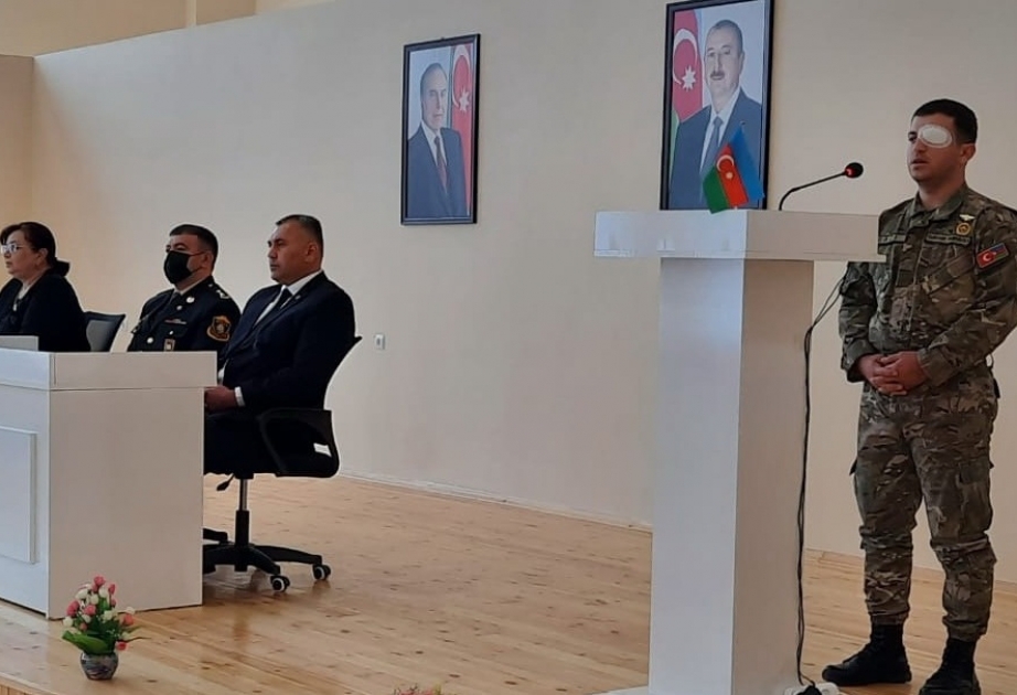 Bərdədə Vətən müharibəsində qazanılan Qələbənin birinci ildönümü münasibətilə tədbir keçirilib