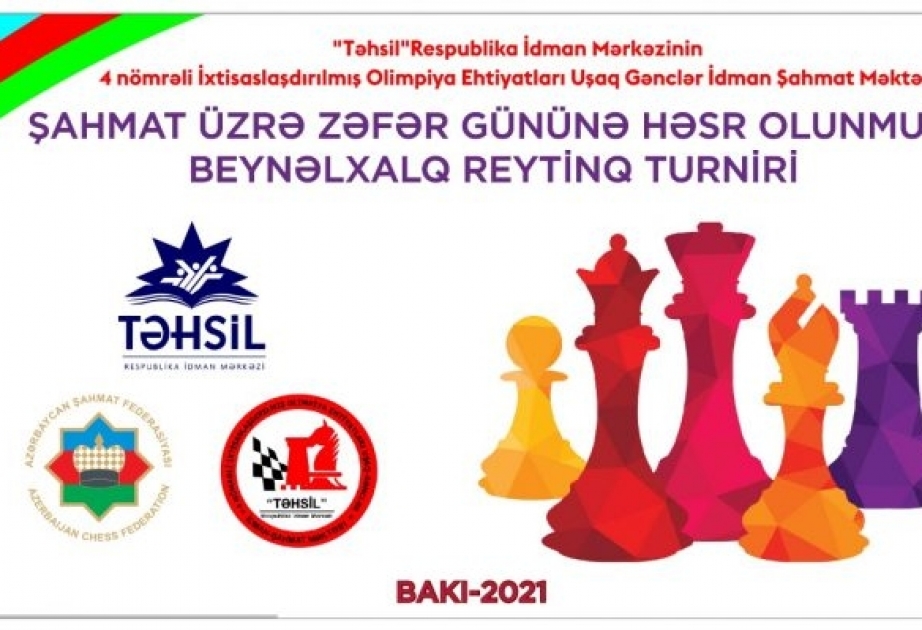 Zəfər Gününə həsr olunmuş şahmat üzrə beynəlxalq reytinq turniri davam edir