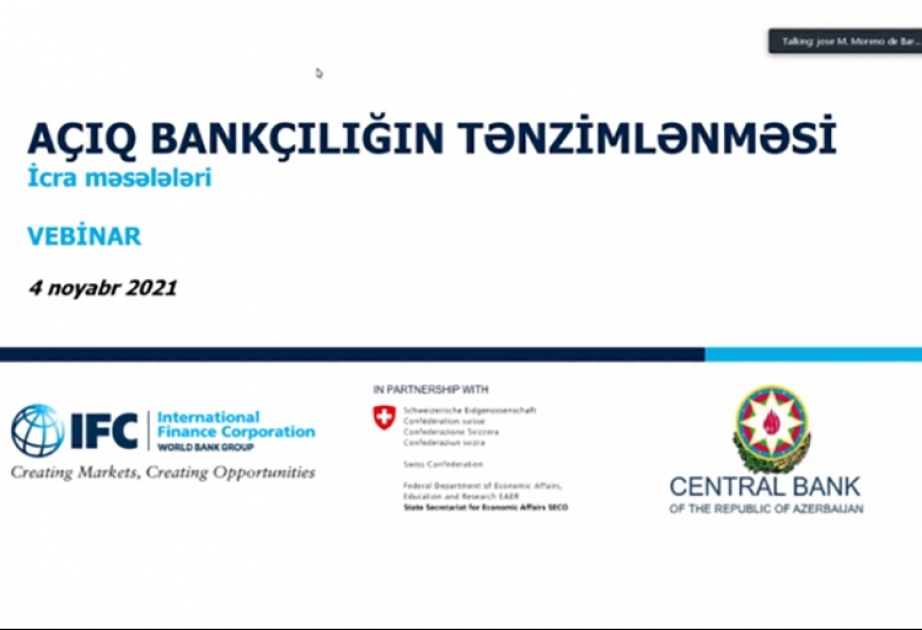 “Açıq bankçılığın tənzimlənməsi” adlı vebinar keçirilib