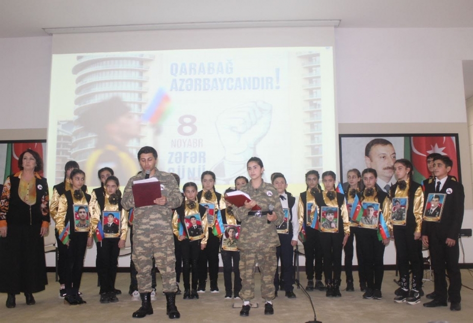 Qubada “Zəfər yazanlar” ədəbi toplusu oxuculara təqdim edilib