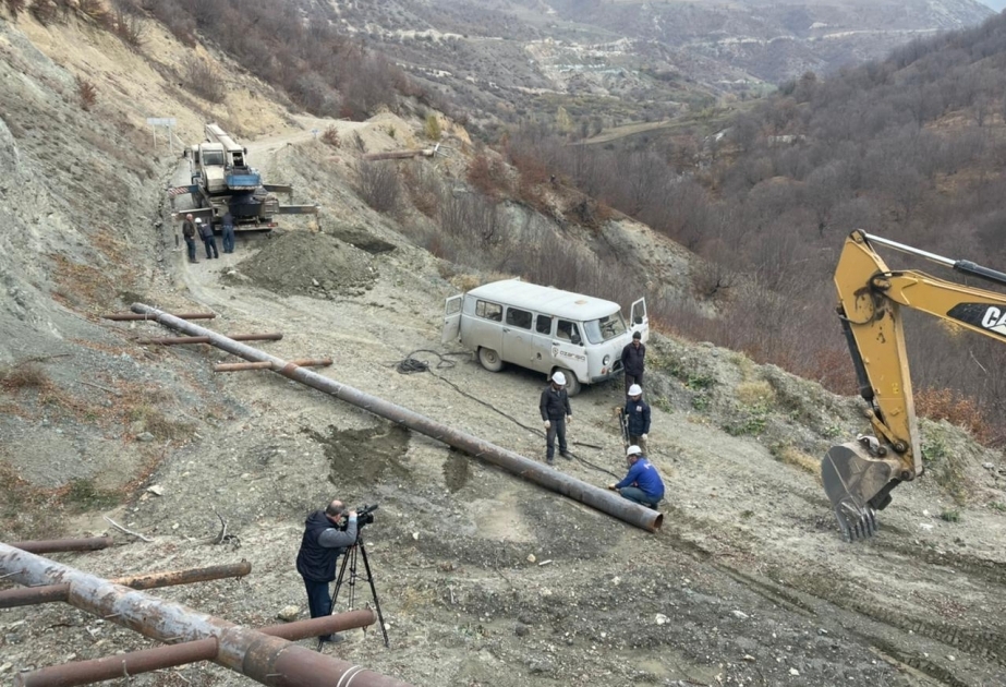 Работы, проводимые «Азеришыг» в Кяльбаджаре, близятся к завершению