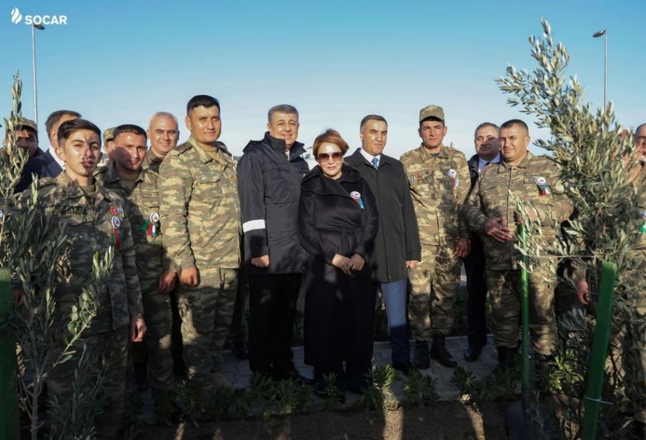 SOCAR əməkdaşları Zəfər Günü münasibətilə şəhidlərimizin xatirəsinə 3 minə yaxın ağac əkiblər