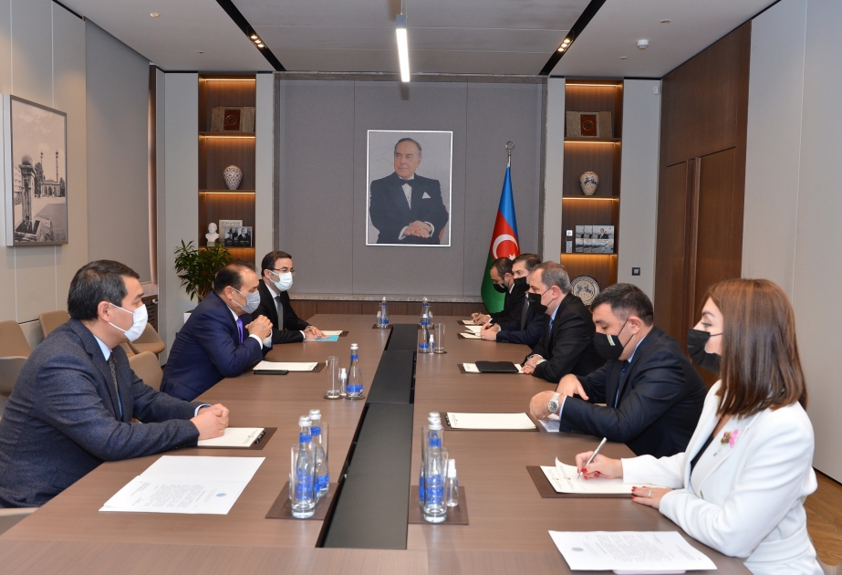 Ministro de Asuntos Exteriores de Azerbaiyán y el secretario general del Consejo Túrquico se reúnen para tratar diversos temas
