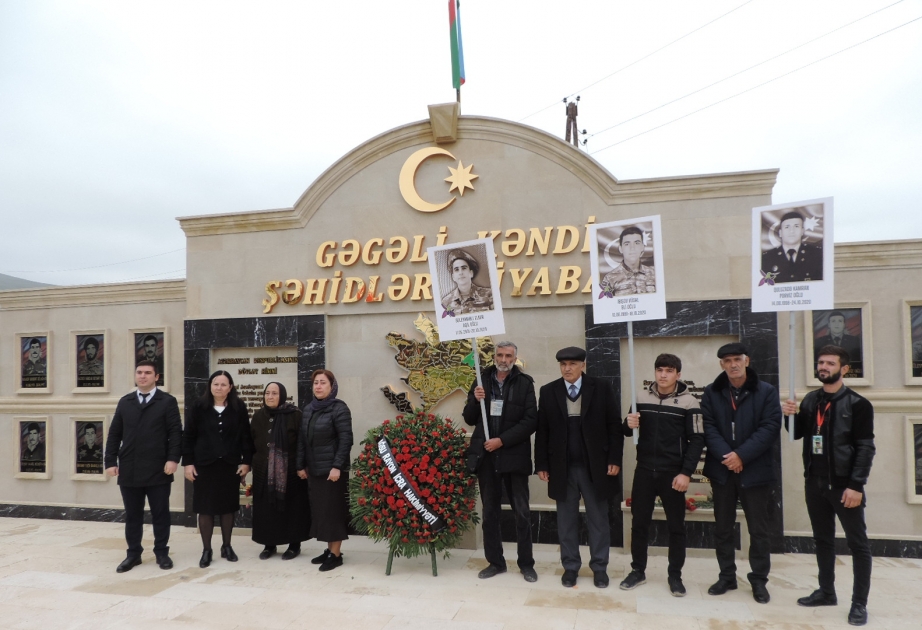 Ağsunun Gəgəli kəndində şəhidlərin xatirəsinə xiyaban salınıb