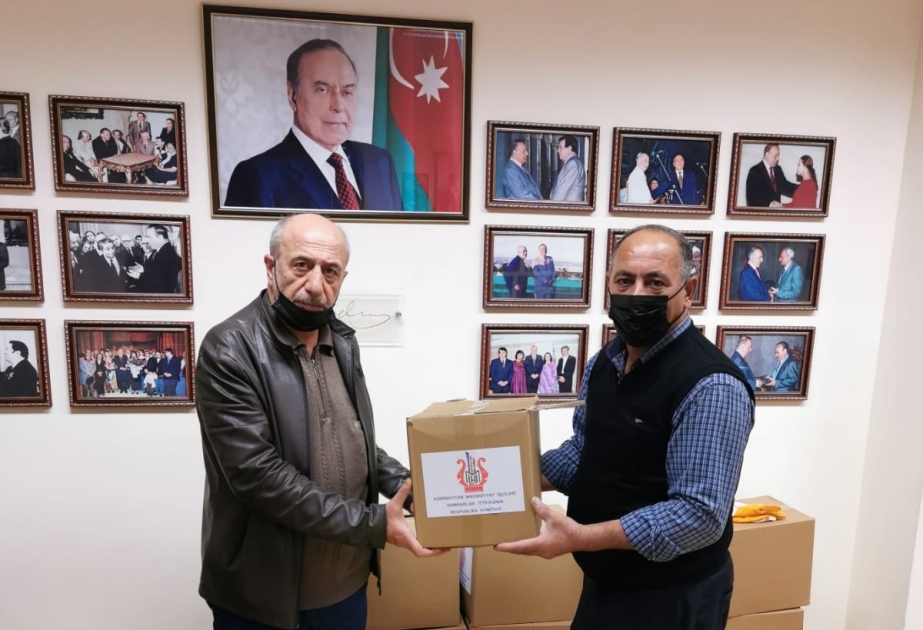 MİHİ Respublika Komitəsi tərəfindən şəhid ailələrinə və qazilərə bayram sovqatları paylanılıb