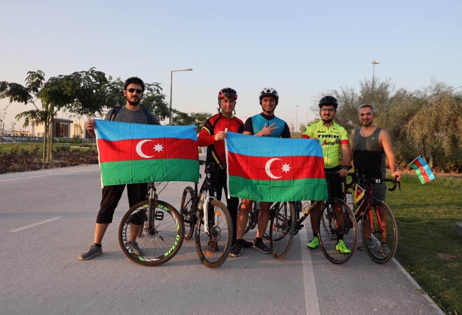 Qətərdə Zəfər Günü münasibətilə velosiped yürüşü təşkil olunub