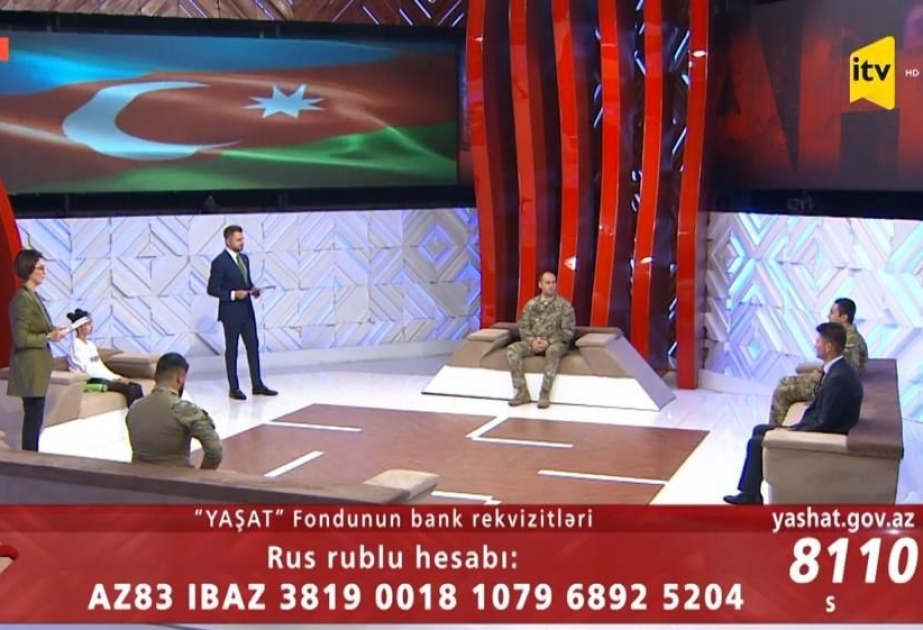 “YAŞAT” Xeyriyyə Marafonu İTV -də və "Zəfər" yarmarkasında canlı yayımlanıb