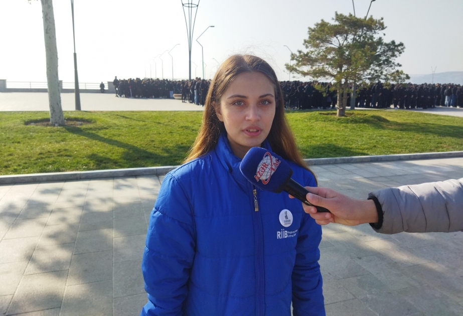 Könüllü: Zəfər sevincini bizə yaşadan Müzəffər Ali Baş Komandana və Ordumuza minnətdarıq