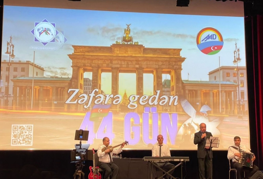 Berlində təntənəli tədbir: “Zəfərə gedən 44 gün”