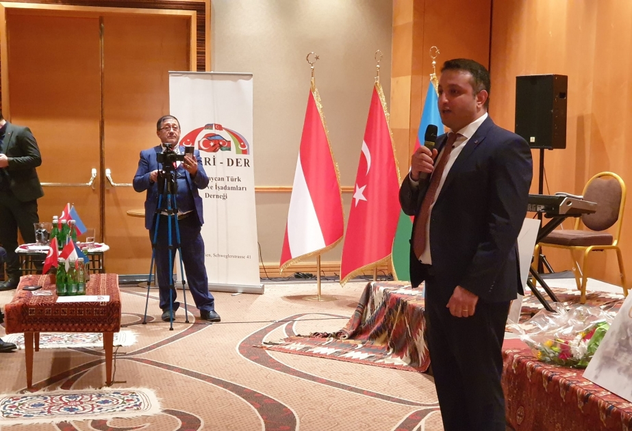 Azərbaycanın Zəfər Günü münasibətilə Vyanada tədbir təşkil edilib VİDEO