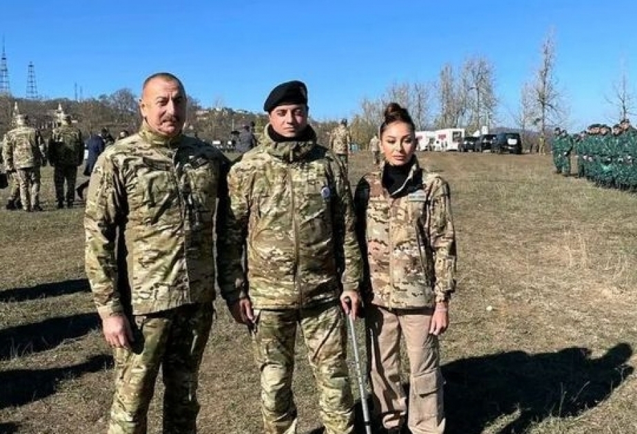 Erste Vizepräsidentin Mehriban Aliyeva teilt auf Instagram Fotos aus Dschidir Düsü