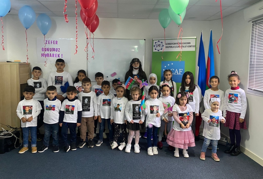 Nant şəhərindəki “Qarabağ” məktəbində Zəfər Günü qeyd edilib