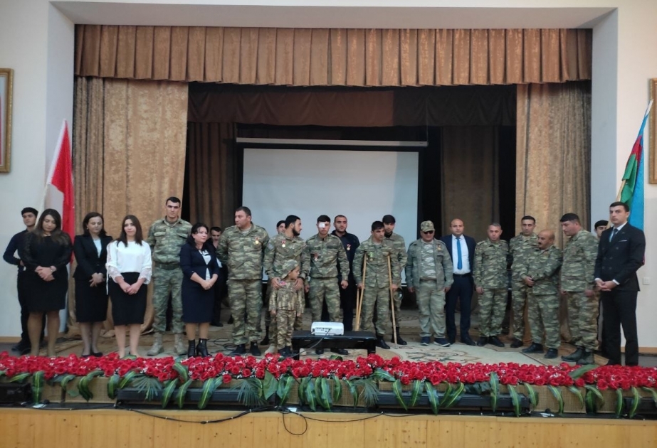 Tərtərdə “Vətənpərvərlik: qazilik və şəhidlik” layihəsinə yekun vurulub