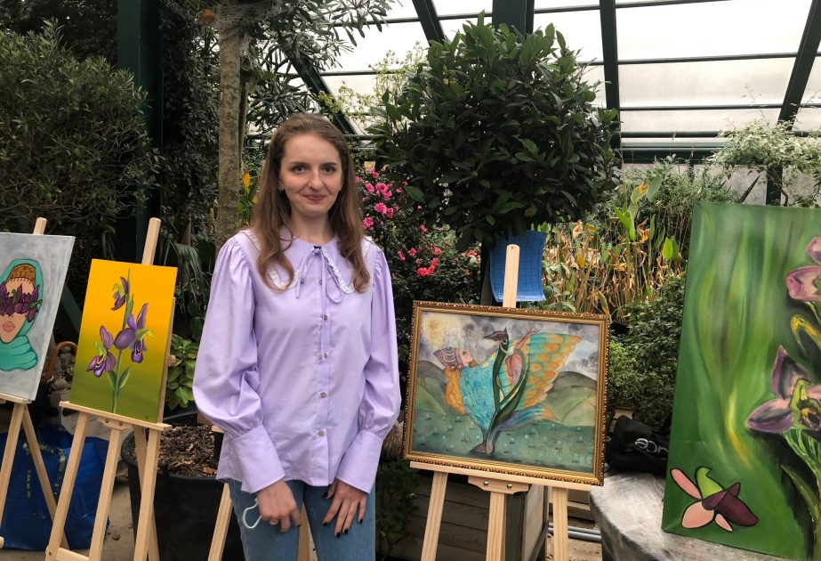 La exposición de arte "Kharibulbul" se inauguró en Moscú por iniciativa de Leyla Aliyeva