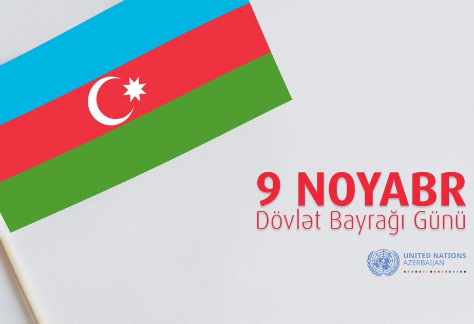 BMT-nin nümayəndəliyi Azərbaycanı Dövlət Bayrağı Günü münasibətilə təbrik edib