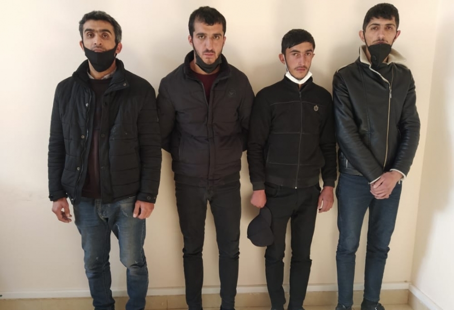 Qubada mal-qara oğruları saxlanılıb