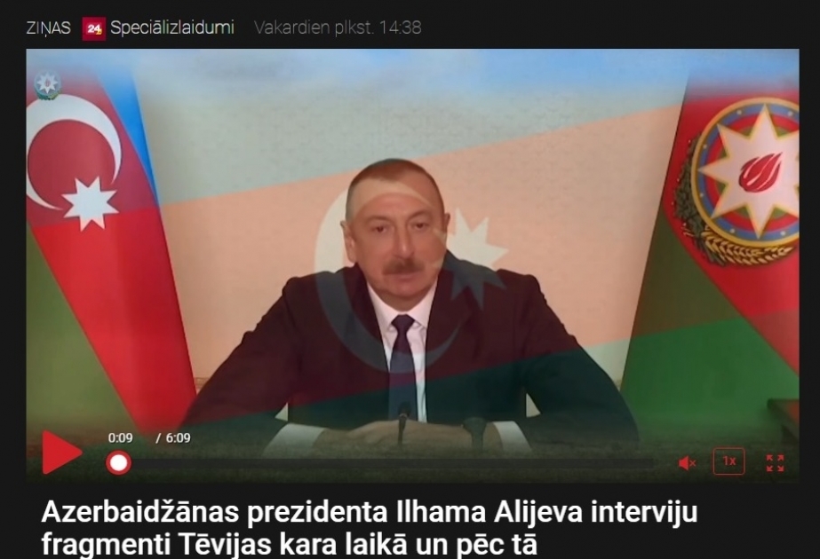 Azərbaycanın Zəfər tarixi haqqında Latviya ictimaiyyəti geniş məlumatlandırılıb