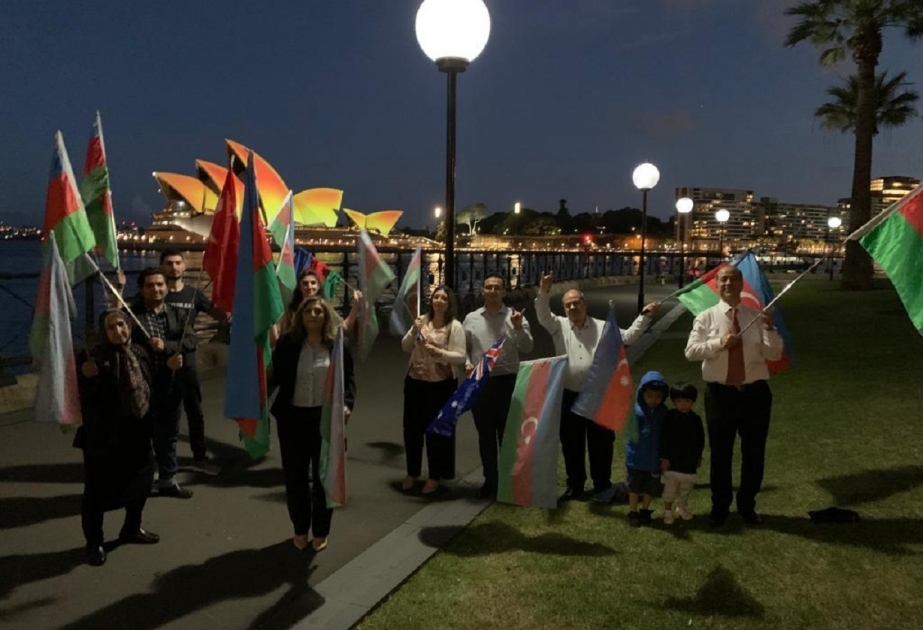 Avstraliyanın Sidney şəhərində Zəfər Günü ilə bağlı məlumatlandırma aksiyası keçirilib