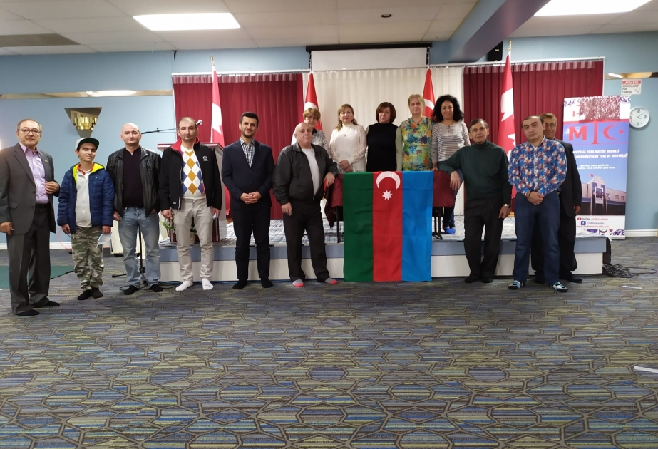 Kanadanın Monreal şəhərində Zəfər Günü münasibətilə tədbir keçirilib