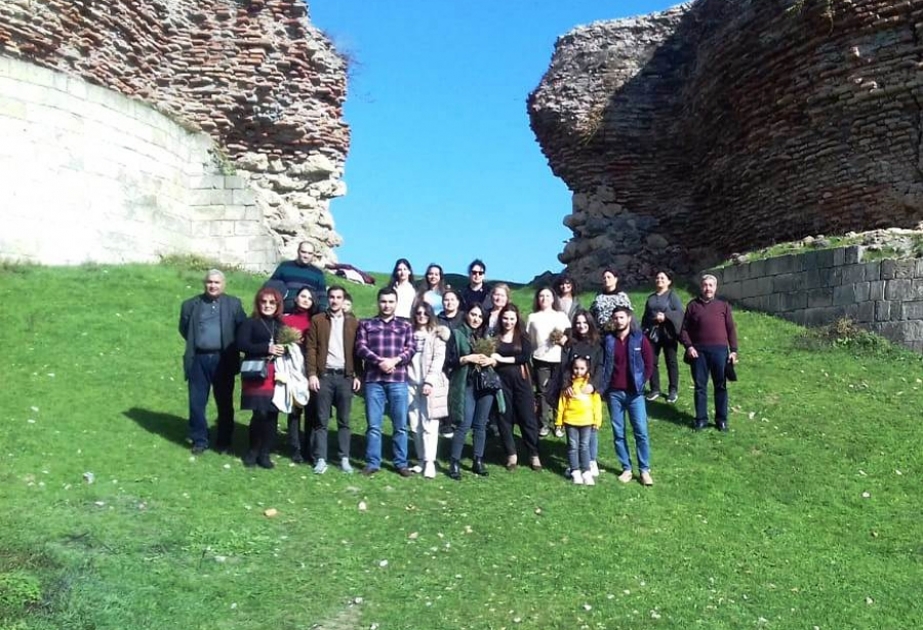 Turizm və Menecment Universitetinin əməkdaşları Qəbələ Dövlət Tarix-Bədii Qoruğunda olublar
