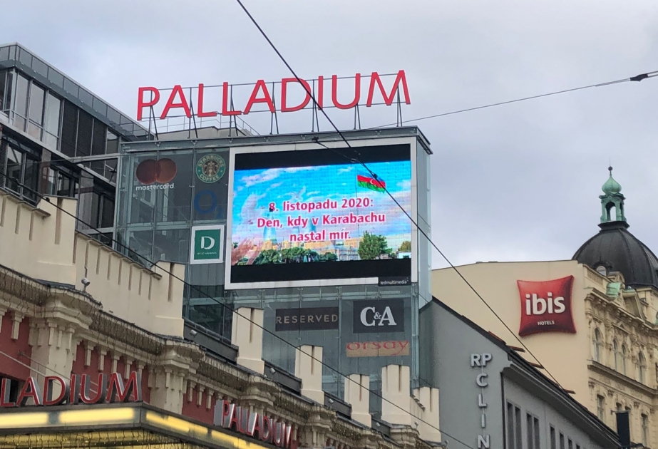На билбордах чешских городов появился контент по случаю Дня Победы азербайджанского народа ВИДЕО