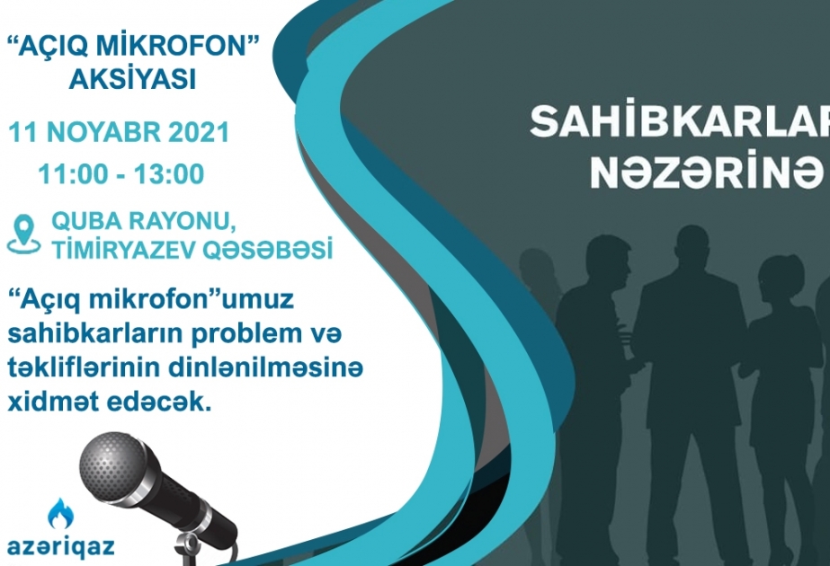 “Azəriqaz” Quba sakinlərinin problemini dinləyəcək
