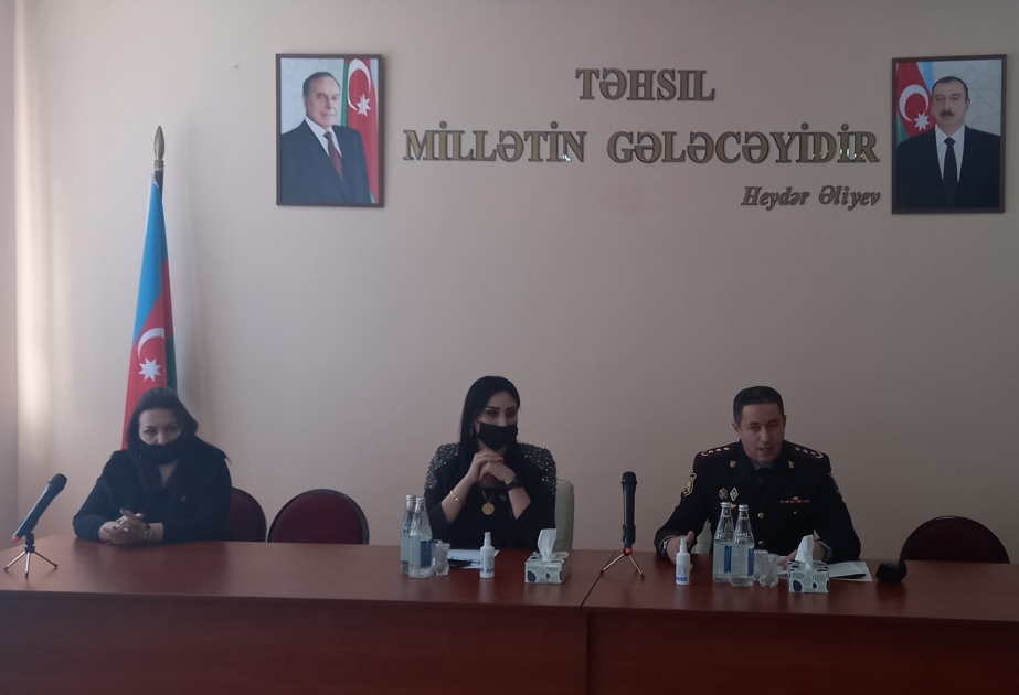 Yevlaxda narkomaniya ilə bağlı maarifləndirmə tədbiri keçirilib