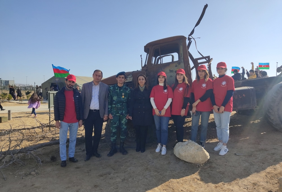 Lənkəran Sosial və Aqrar-Texnoloji Kollecinin müəllim və tələbələri Hərbi Qənimətlər Parkına səfər ediblər