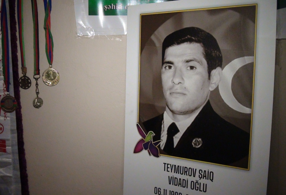 Düşmən səngərinə daxil olaraq 31 ermənini məhv edən şəhid Şaiq Teymurovun xatirəsi anılıb VİDEO